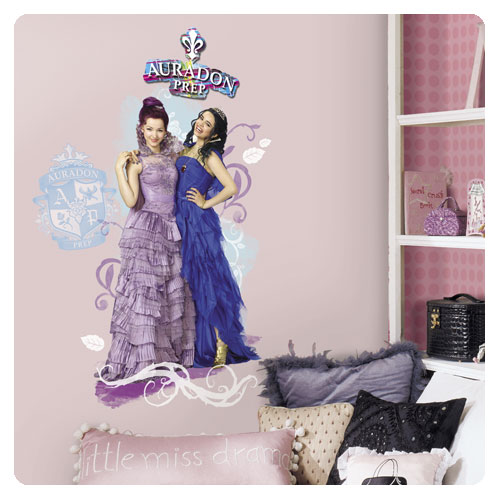 Descendants Mal and Evie Peel and Stick Wall Graphic
